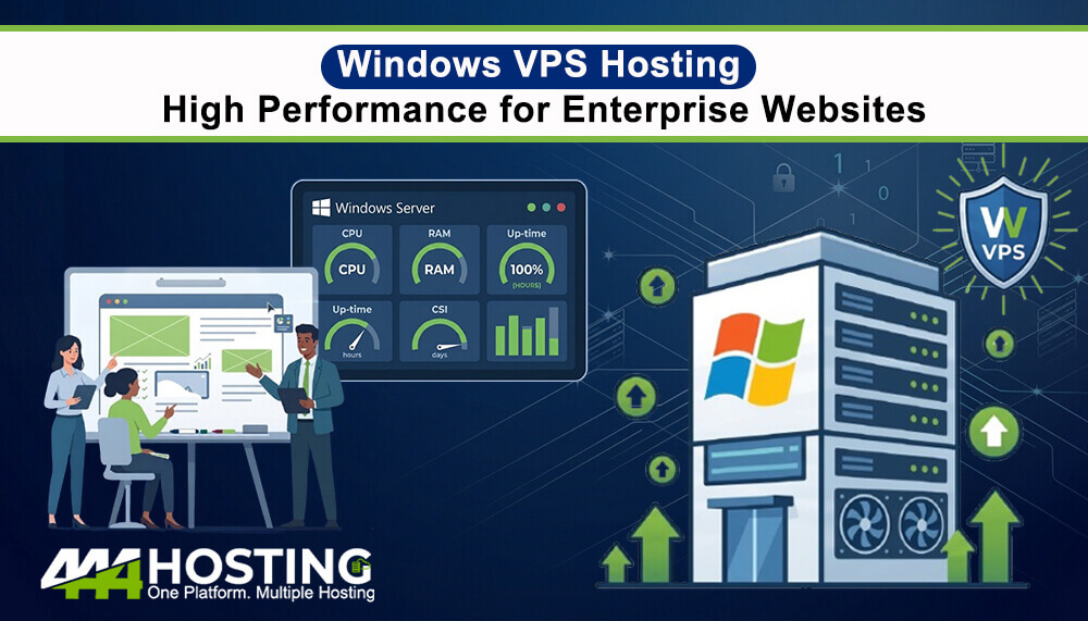 Windows VPS Hosting: High Performance for Enterprise Websites